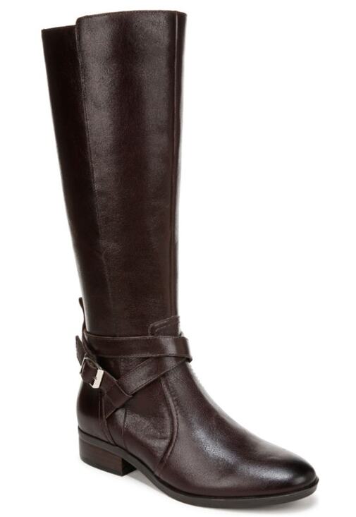 Naturalizer Shoes - Naturalizer Womens Rena Knee High Boot 10 Wide Wide Calf Brown Leather NIB
